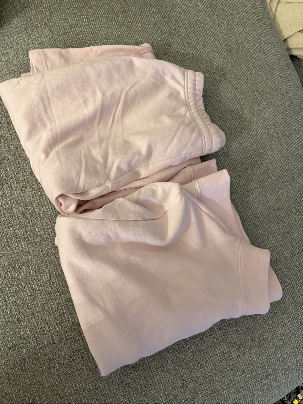 Anthropologie SET Back When sweat pants and pullover large NWT